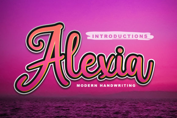 Alexia Script Font for Elegant Digital Branding