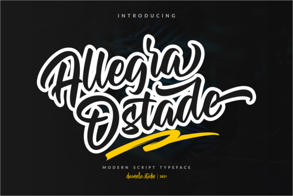 Allegra Ostade: A Modern Script Font for Scroll-Stopping Brand Content