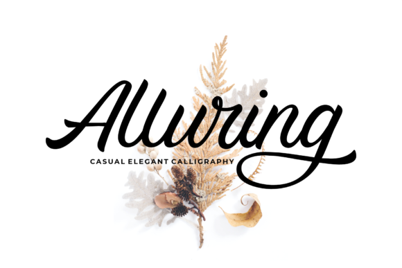 Alluring Calligraphy: A Playful Script Handwritten Font for Editorial Design