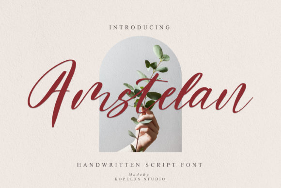 Amstelan: A Premium Script Handwritten Font for Elegant Branding