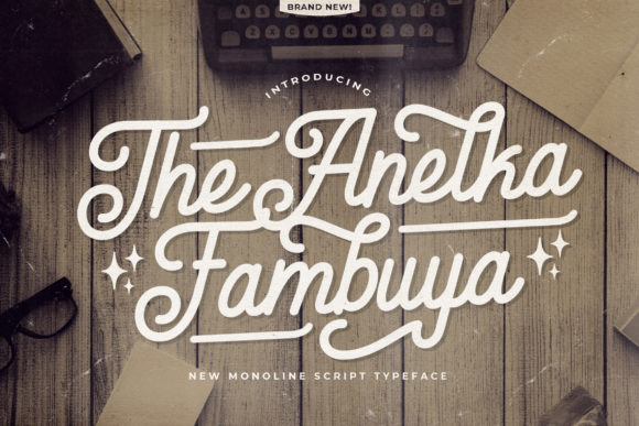 Anelka Fambuya: A Retro Vintage Script Font for Authentic Branding