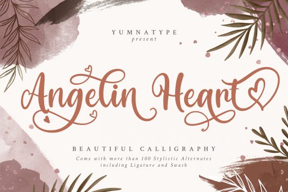 Angelin Heart: A Refined Script Font for Elegant Branding