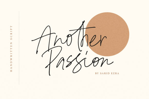 Another Passion Script Font for Luxury Branding