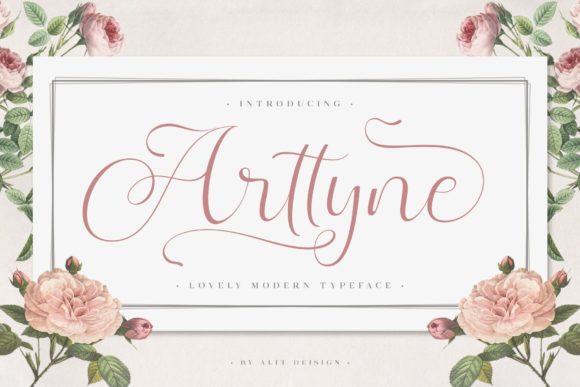 Arttyne: A Script Handwritten Font for Thoughtful Editorial Design