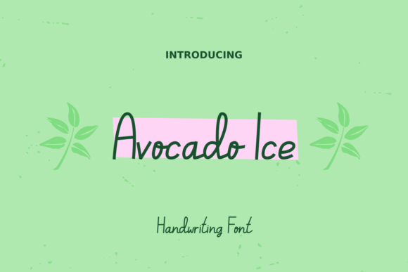 Avocado Ice: A Clean Script Font for Small Business Branding