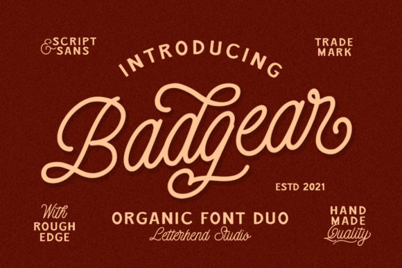 Badgear Font for Fashion Branding and Editorial Web Design