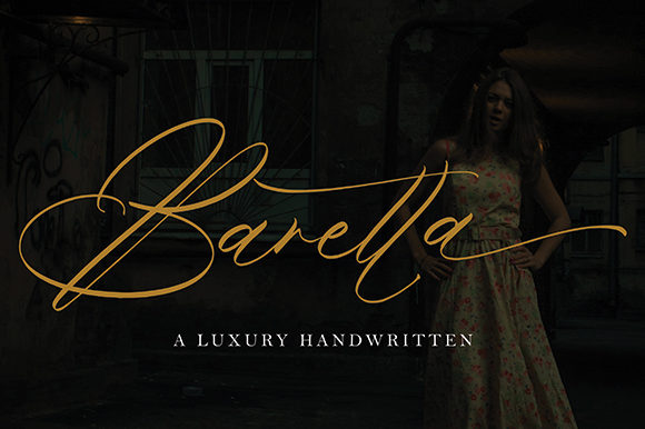 Baretta Script Font for Handmade Creators