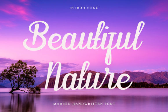 Beautiful Nature Script Font for Professional Branding