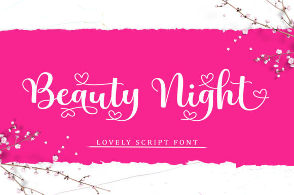Beauty Night Script Font for Romantic, High-Clarity Campaigns