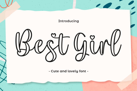 Best Girl: A Refined Script Font for Elegant Editorial Design