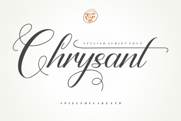 Chrysant: A Magical Script Font for Elegant Branding
