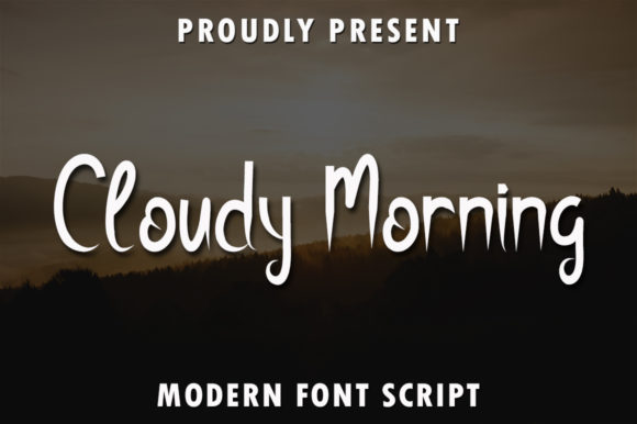 Cloudy Morning Script Font for Digital Design