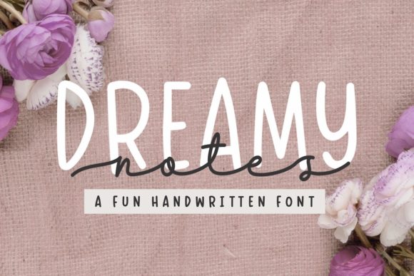 Dreamy Notes Duo Font for Handmade Brands