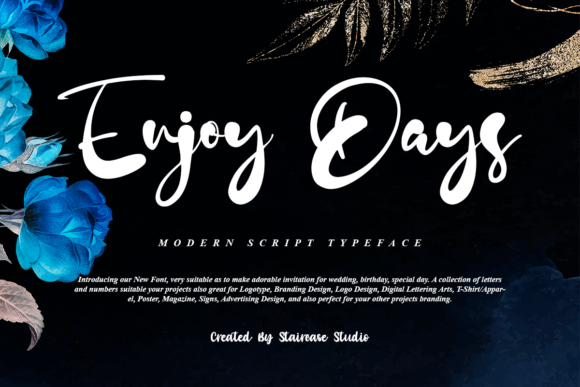 Enjoy Days Script Font for Elegant Branding