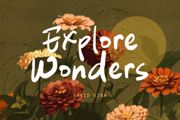 Explore Wonders: A Whimsical Script Handwritten Font Worth Owning
