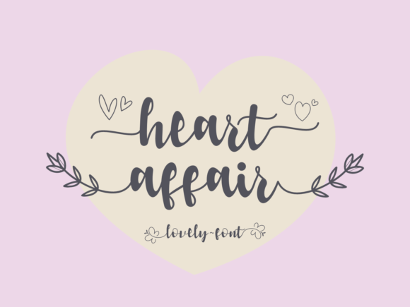 Heart Affair: A Romantic Script Font for Thoughtful Editorial Design