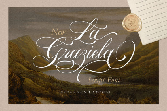 La Graziela: A Romantic Script Handwritten Font for Small Business Branding