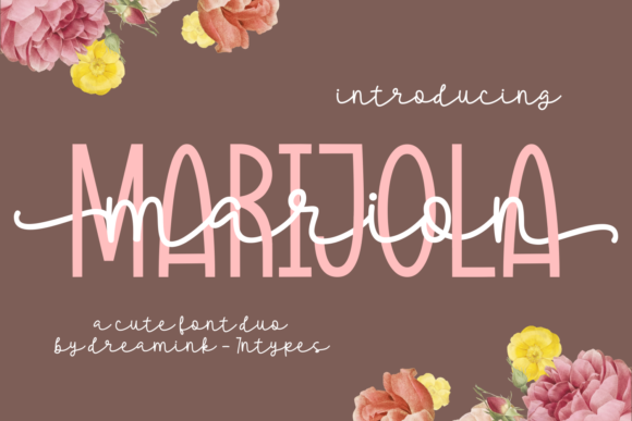 Marion Marijola Font for Modern Web Design & Branding