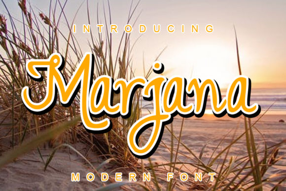 Marjana Script Font for Handmade Creators