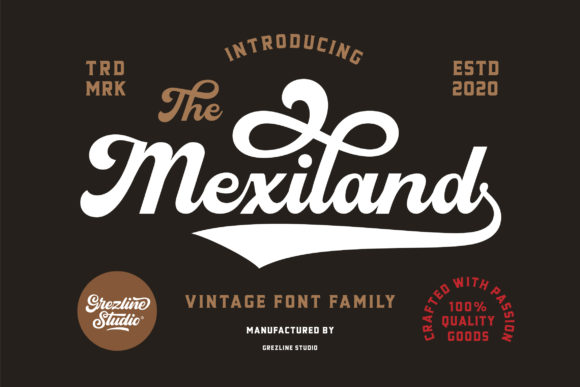 Mexiland Script Font for Bold, Vintage-Inspired Branding