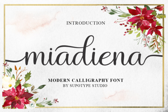 Miadiena Font for Elegant Branding and Handwritten Charm