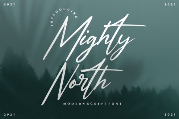 Might North: A Modern Script Font for Small Business Branding