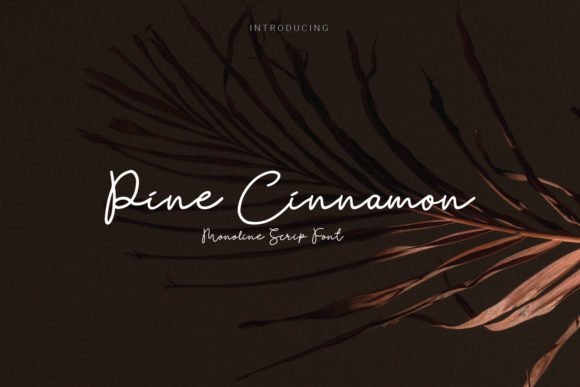 Pine Cinnamon Script Font for Handmade Brands