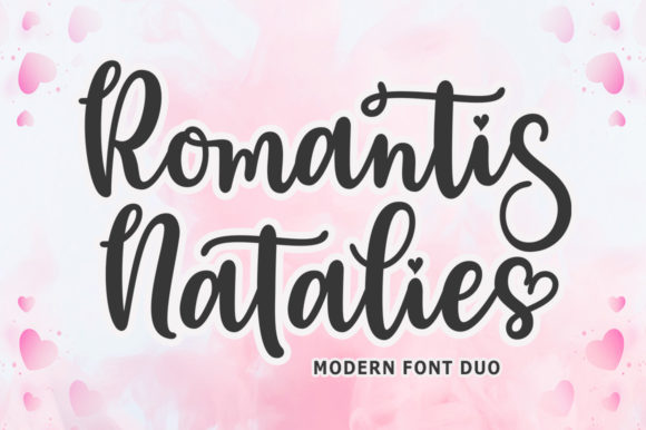 Romantis Natalies: A Modern Script & Sans Serif Font for Campaign Clarity