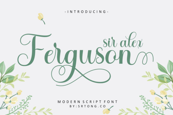 Sir Alex Ferguson Script Font for Handmade Creators