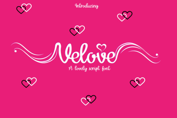 Velove Font: Elegant Script Handwritten Fonts for Romantic Campaigns