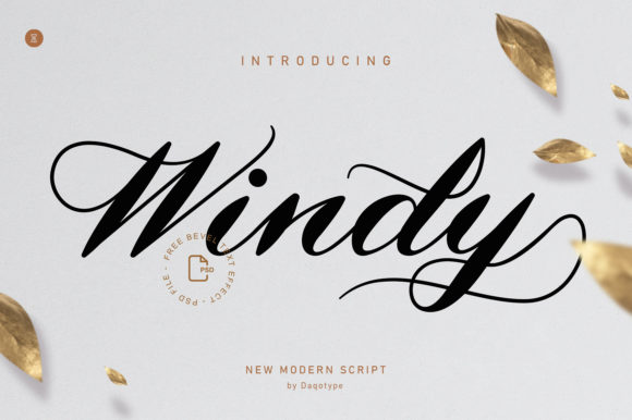 Windy: A Luxurious Script Handwritten Font for Makers